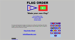 Desktop Screenshot of flagorder.com